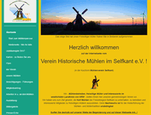 Tablet Screenshot of muehlenverein-selfkant.de